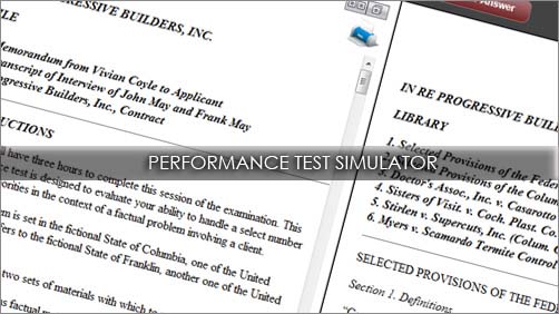 Demo the California Bar Exam simulator