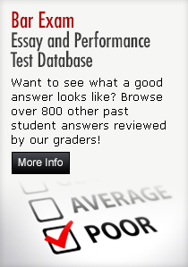 Bar Exam Essay and Performance Test database